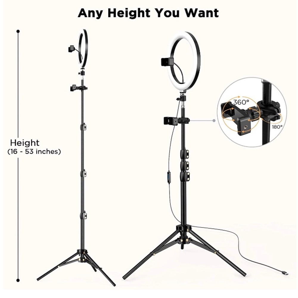 Selling this ring light for 100$